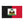 Haiti National 1959-1986, Black & Red Outdoor Flag with White Insert Coat of Arms 